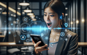 Voz transformada con inteligencia artificial