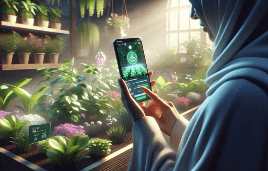 Plantas felices con nuestra app jardín