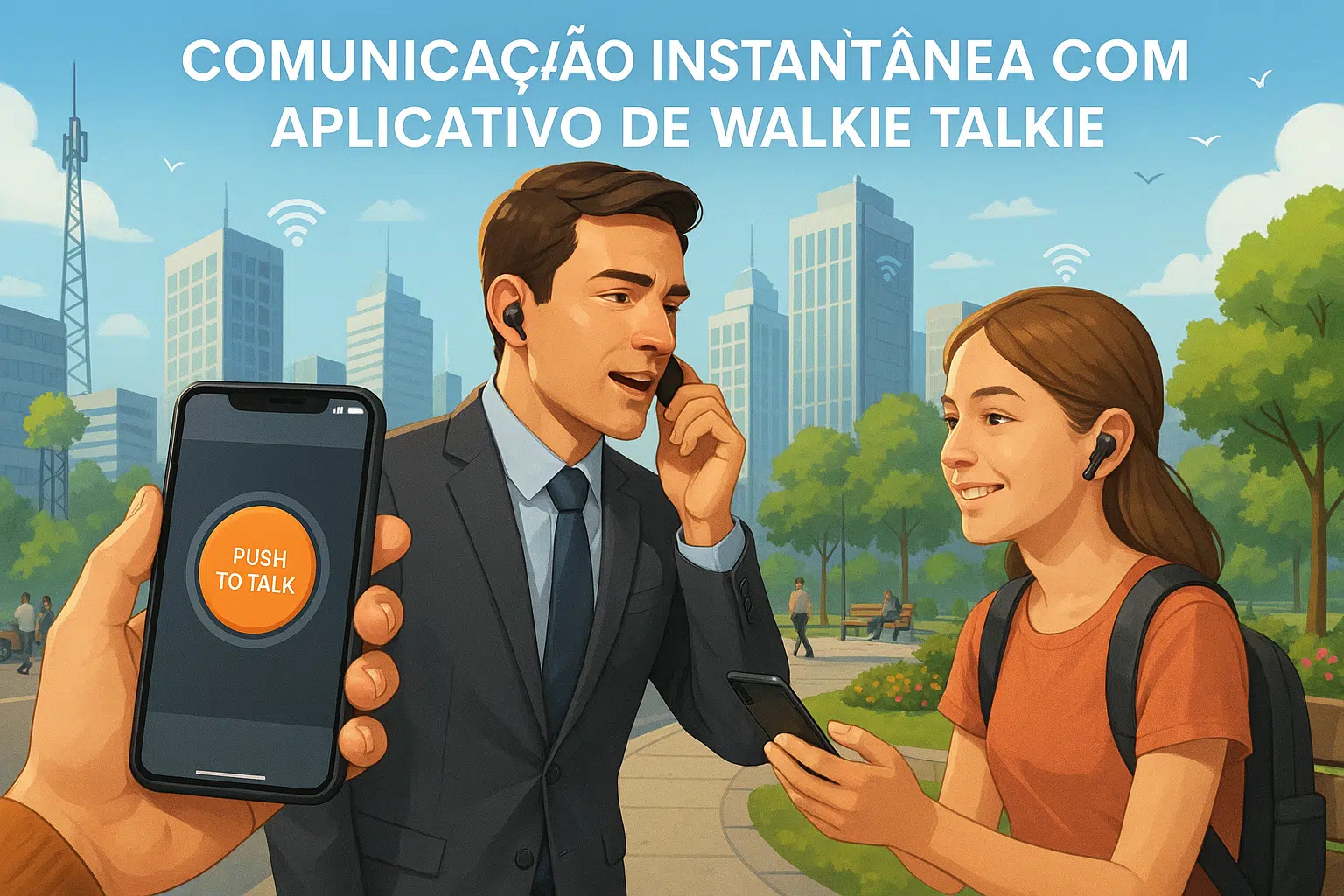 Conéctate Ya: Walkie Talkie Instantáneo