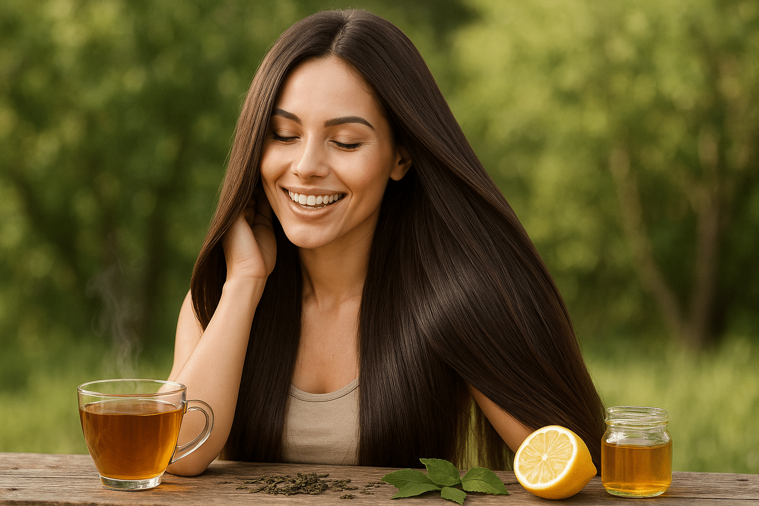 Cabello Radiante: El Secreto del Té