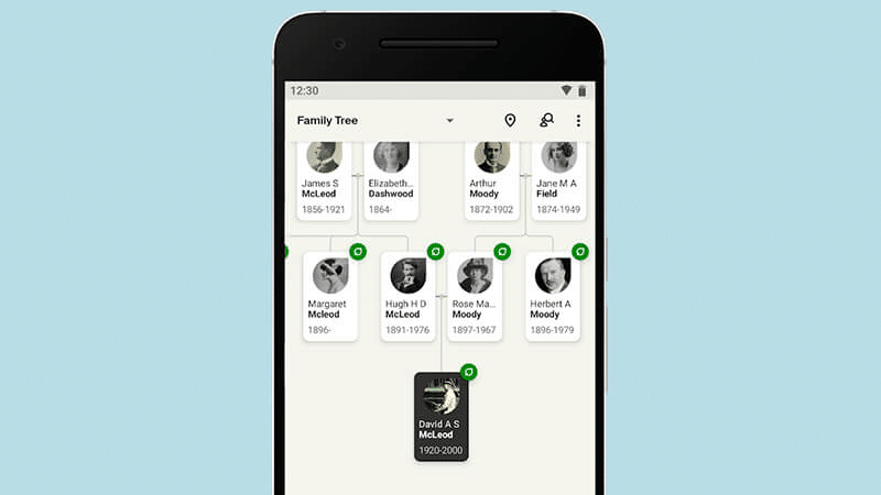 Rastrea tu linaje con una app genealógica